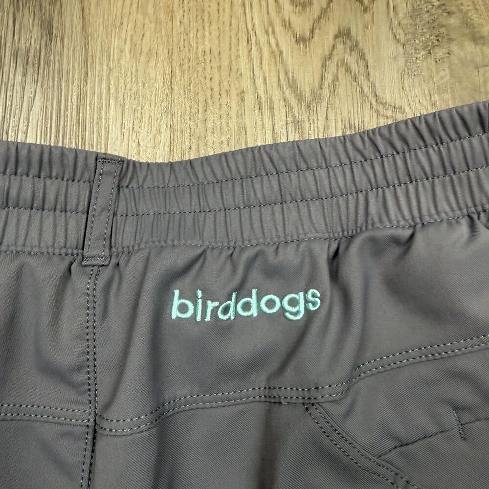 Birddogs Shorts Mens Large Gray Lined Running Zip Pocket Athletic - Picture 6 of 11